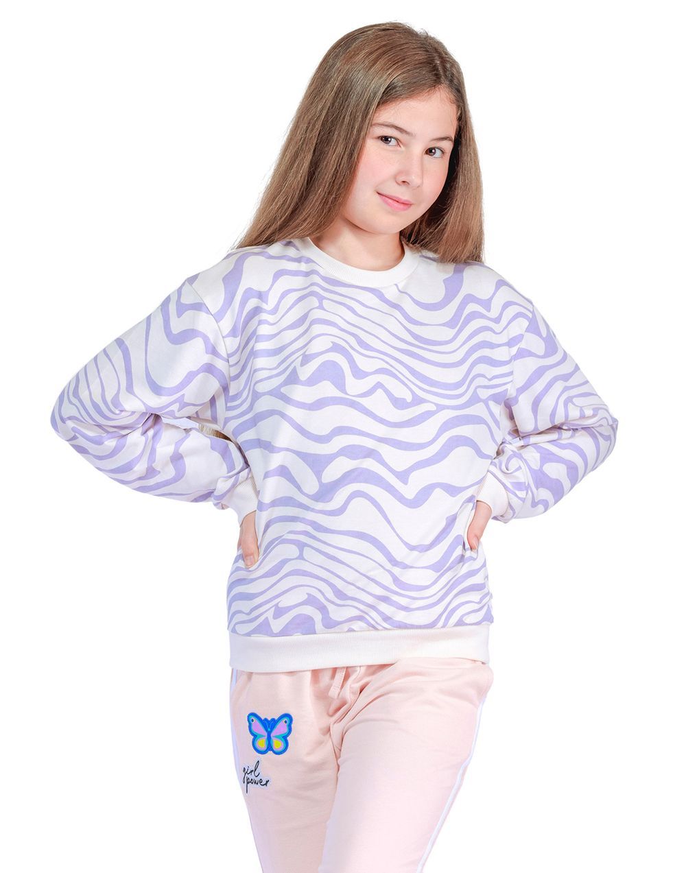 Nuego - Kids Girl Sweatshirts & Hoodies - Purple