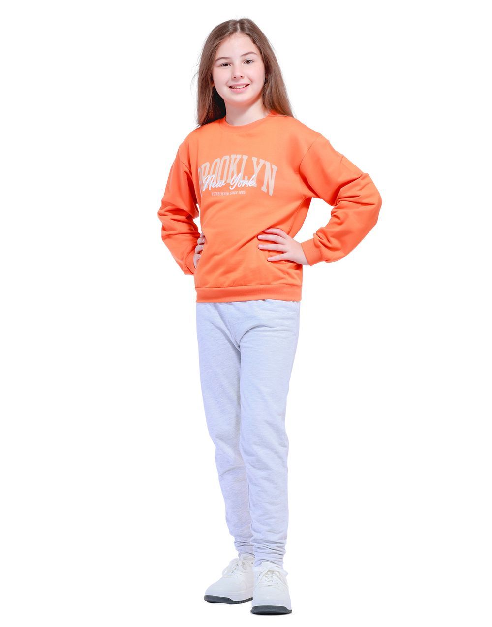 Nuego - Girl's Sweatshirts - Orange