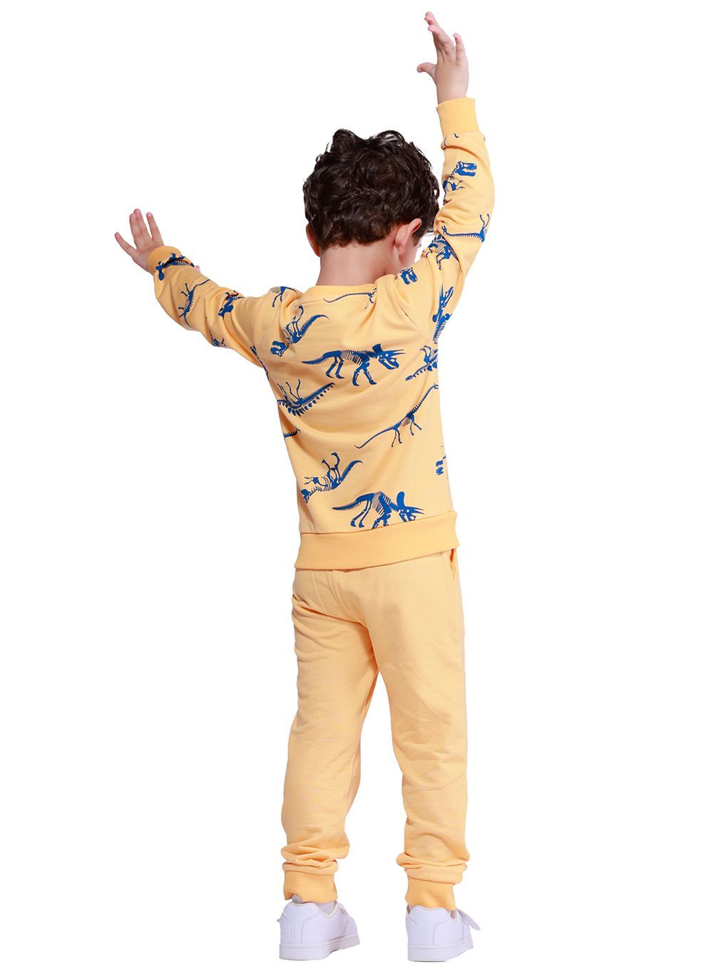 Nuego - 2pc-Set - Boy's Sweatshirt and Joggers Set - Yellow