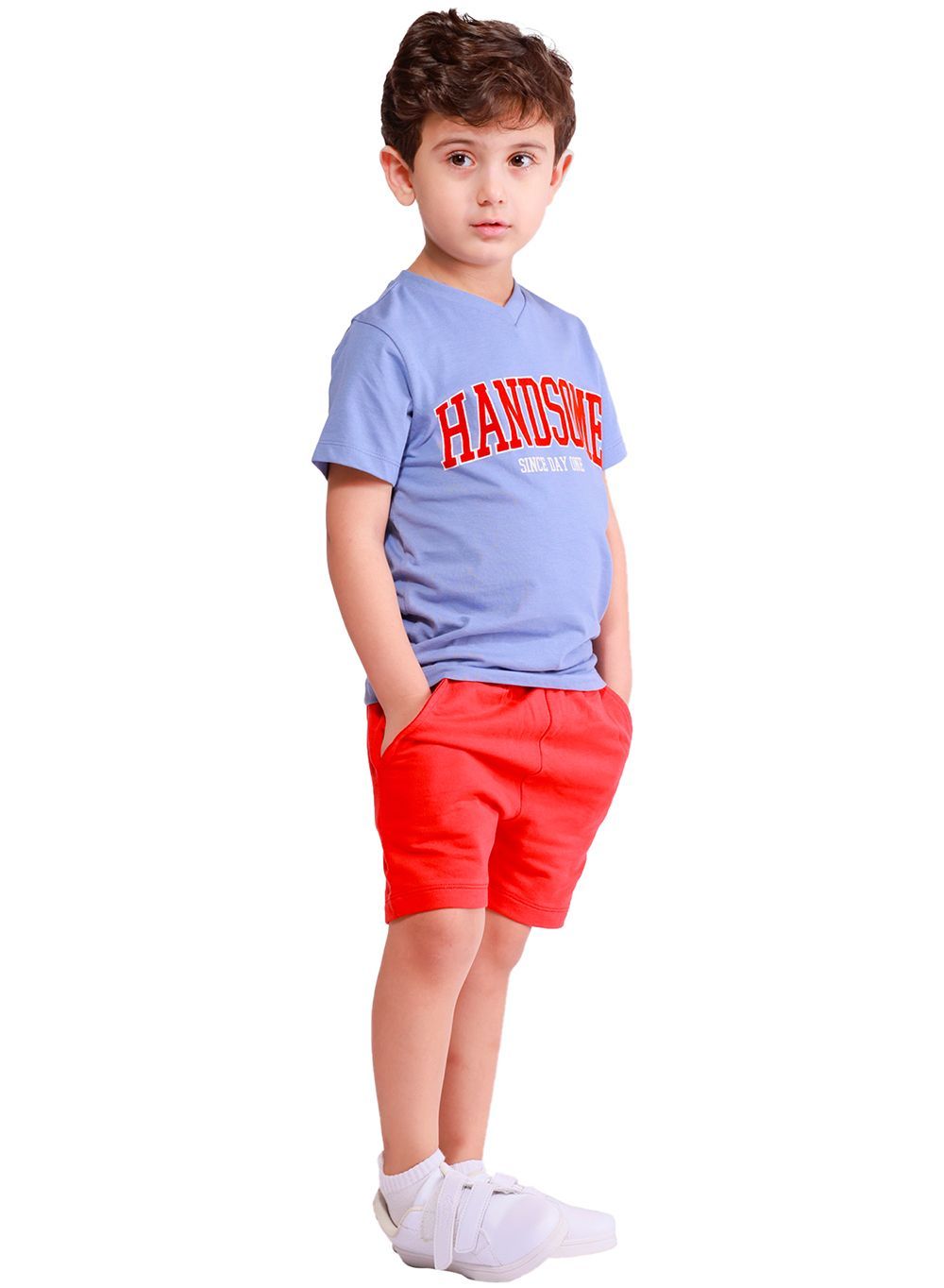 Nuego - Handsome Printed Boy's T-Shirt - Blue