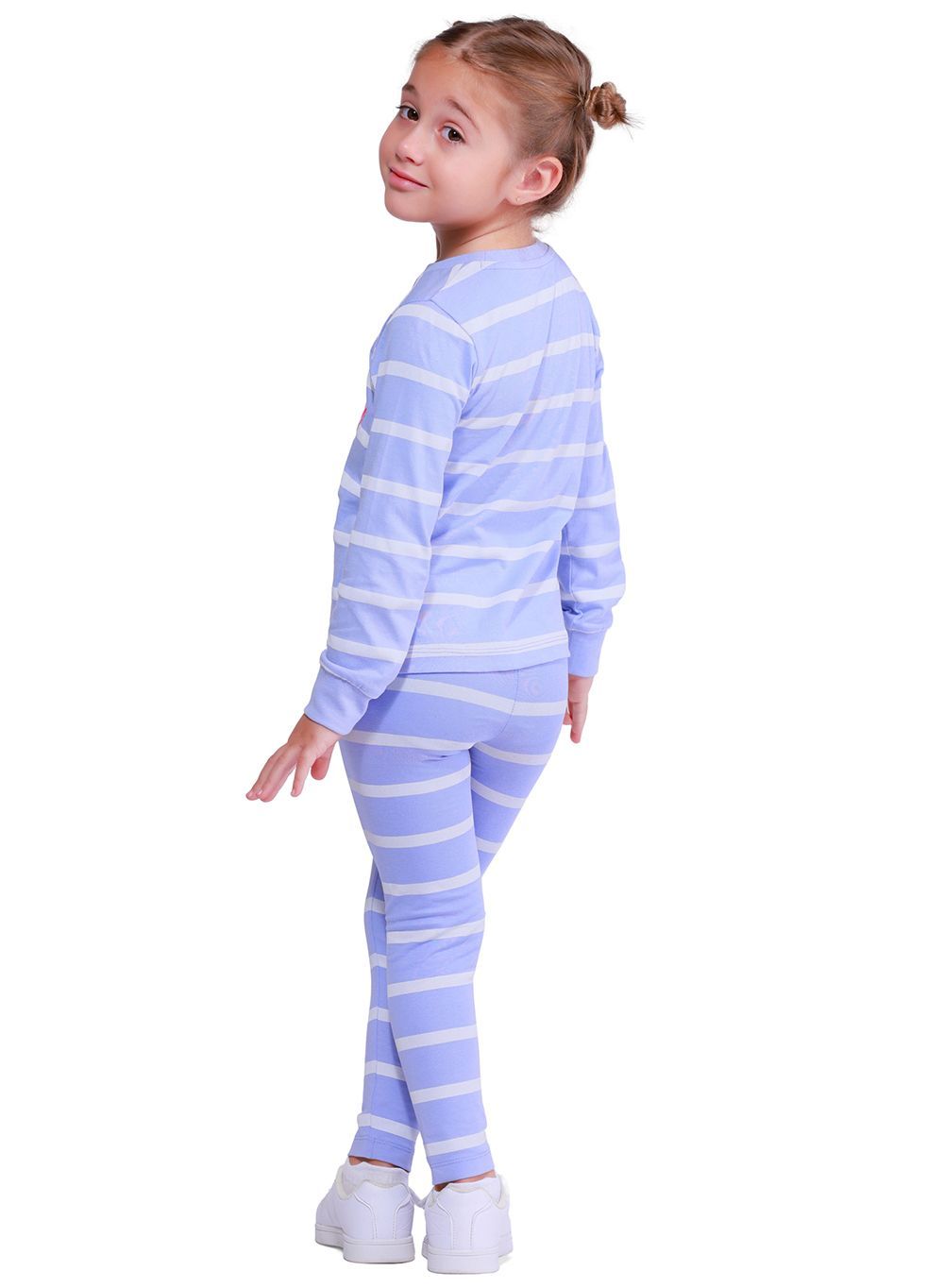 Nuego - 2pc-Set - Girl's Top And leggings - Blue