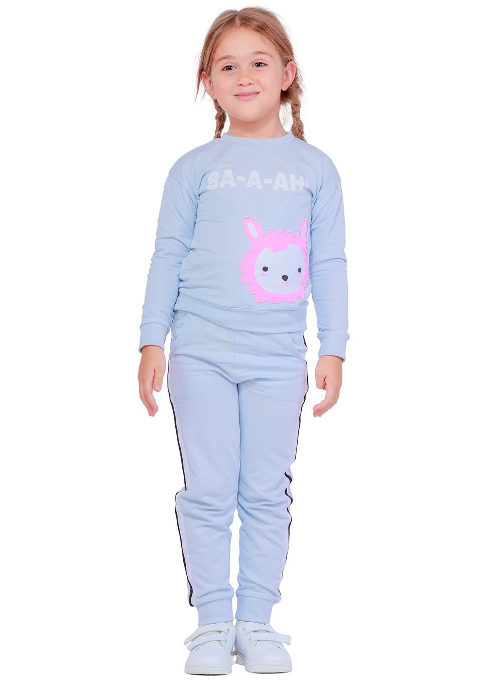 Nuego - Girls Embroidered Sweatshirt - Blue