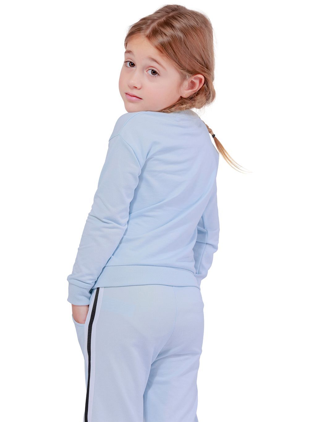 Nuego - Girls Embroidered Sweatshirt - Blue