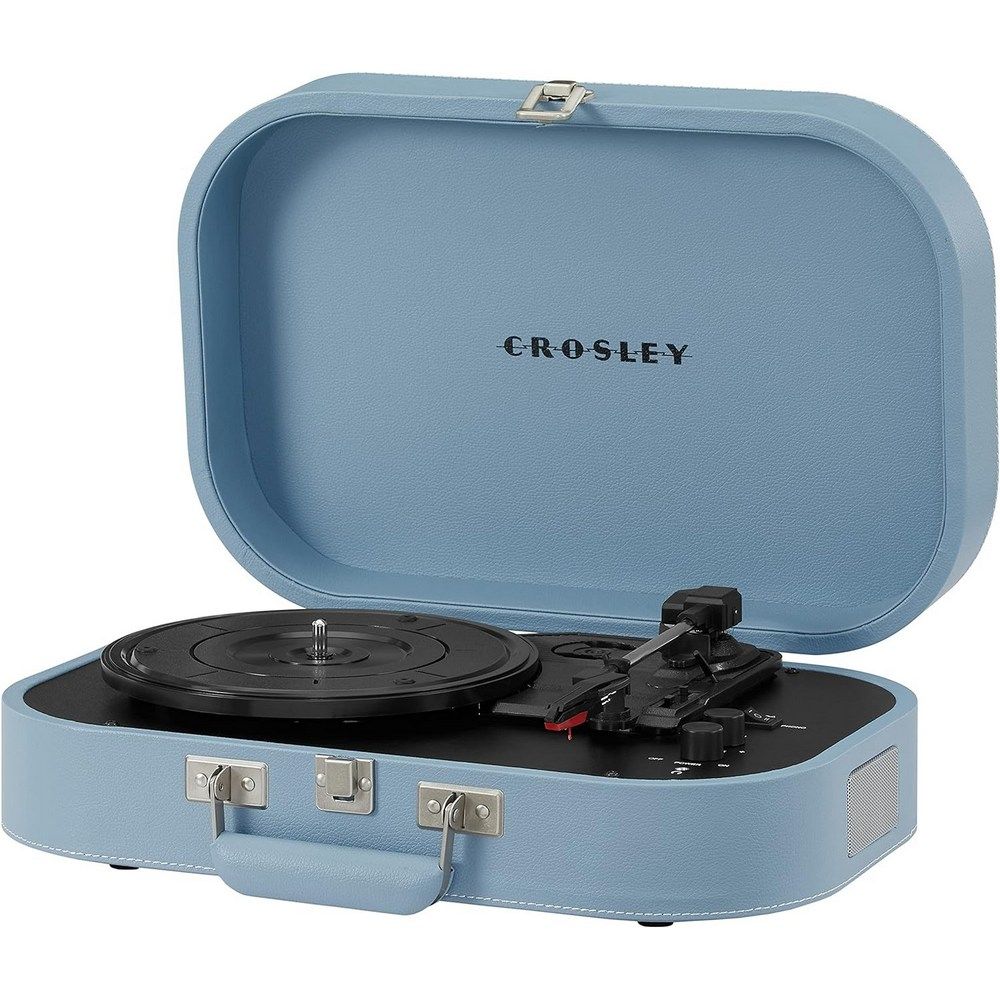 Crosley - Discovery Portable Turntable W/ Bluetooth In/Out - Glacier