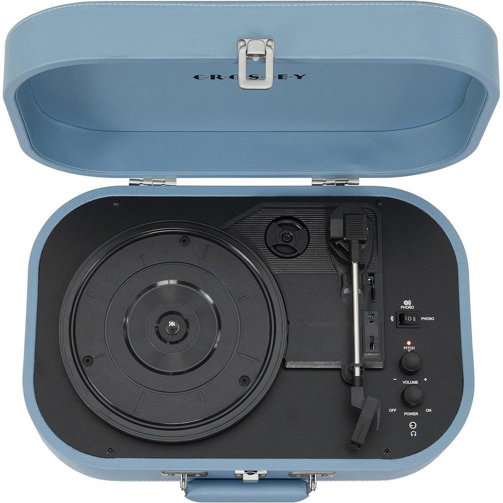 Crosley - Discovery Portable Turntable W/ Bluetooth In/Out - Glacier