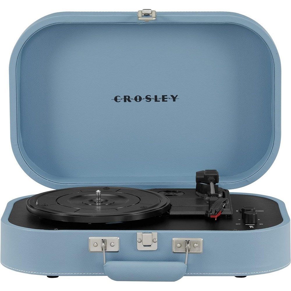 Crosley - Discovery Portable Turntable W/ Bluetooth In/Out - Glacier