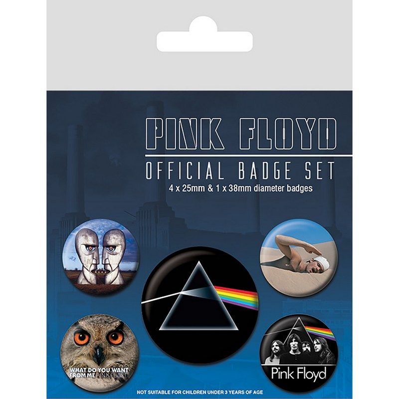 Pyramid International - Pink Floyd Badge Pack - 5pcs