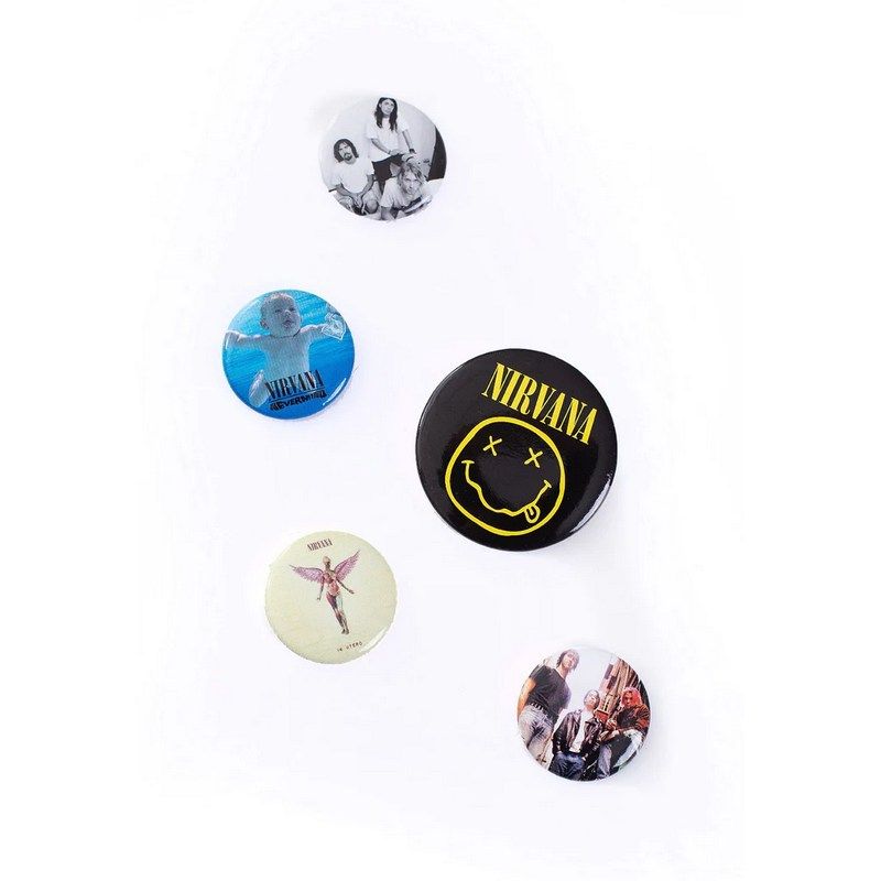 Pyramid International - Nirvana Iconic Badge Pack - 5pcs