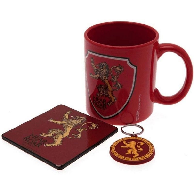 Pyramid International - Game Of Thrones - Lannister - Mug Coaster & Keychain