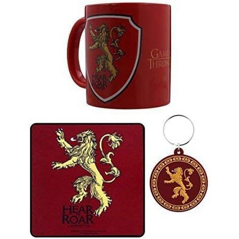 Pyramid International - Game Of Thrones - Lannister - Mug Coaster & Keychain