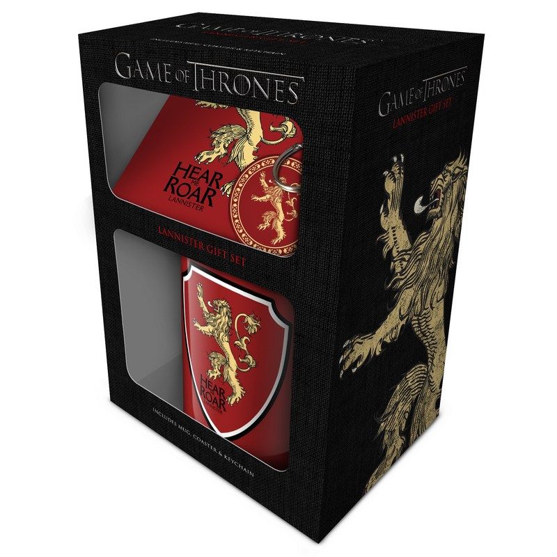 Pyramid International - Game Of Thrones - Lannister - Mug Coaster & Keychain