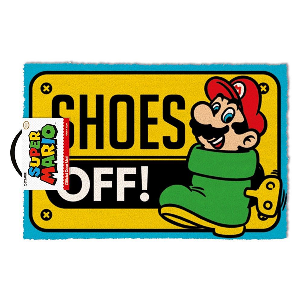 Pyramid International - Super Mario Shoes Off Door Mat