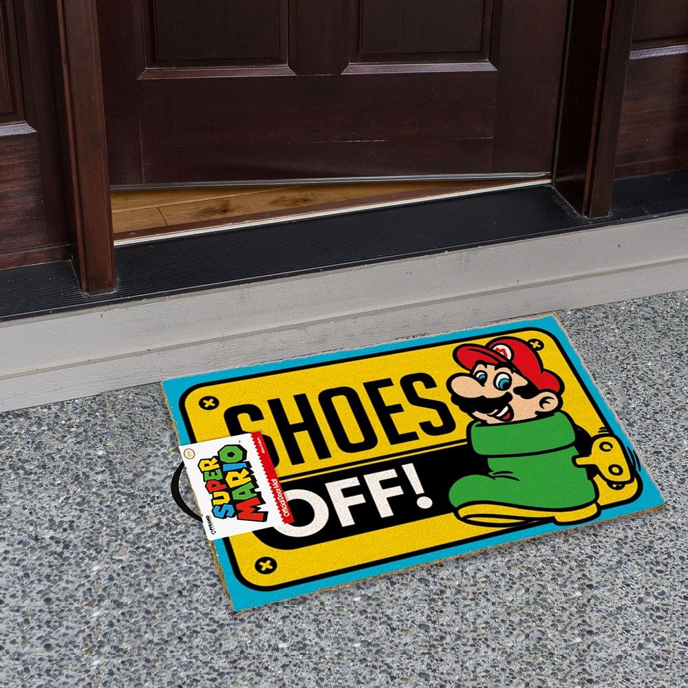 Pyramid International - Super Mario Shoes Off Door Mat