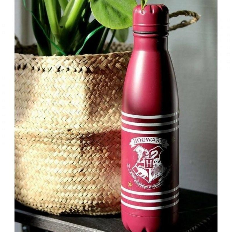 Pyramid International - Harry Potter Crest & Stripes - Metal Drinks Bottle