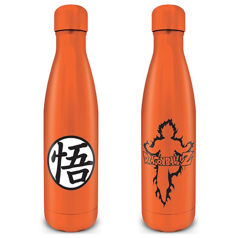 Pyramid International - Dragon Ball Z Goku Kanji Metal Bottle - 540ml - Orange