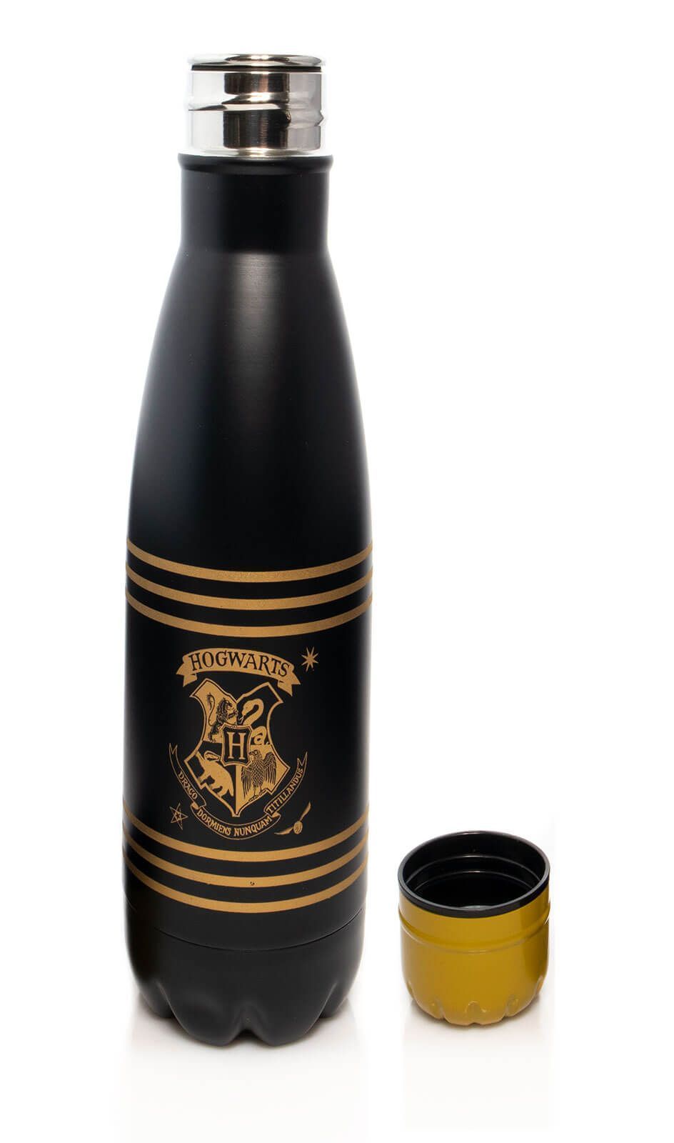 Pyramid International - Harry Potter - Black & Gold - Metal Drinks Bottle