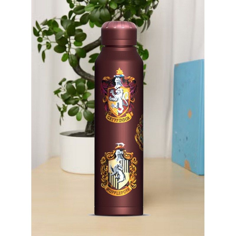 Pyramid International - Harry Potter Crests - Slim Metal Drinks Bottle