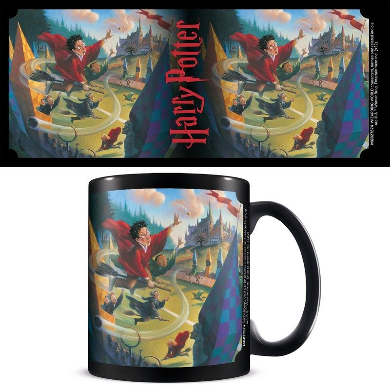 Pyramid International - Ceramic Mug Harry Potter Book 1 Quidditch - Black