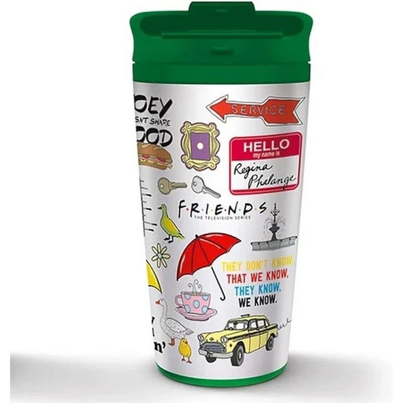 Pyramid International - Metal Travel Mug - Friends Iconographic - 473ml