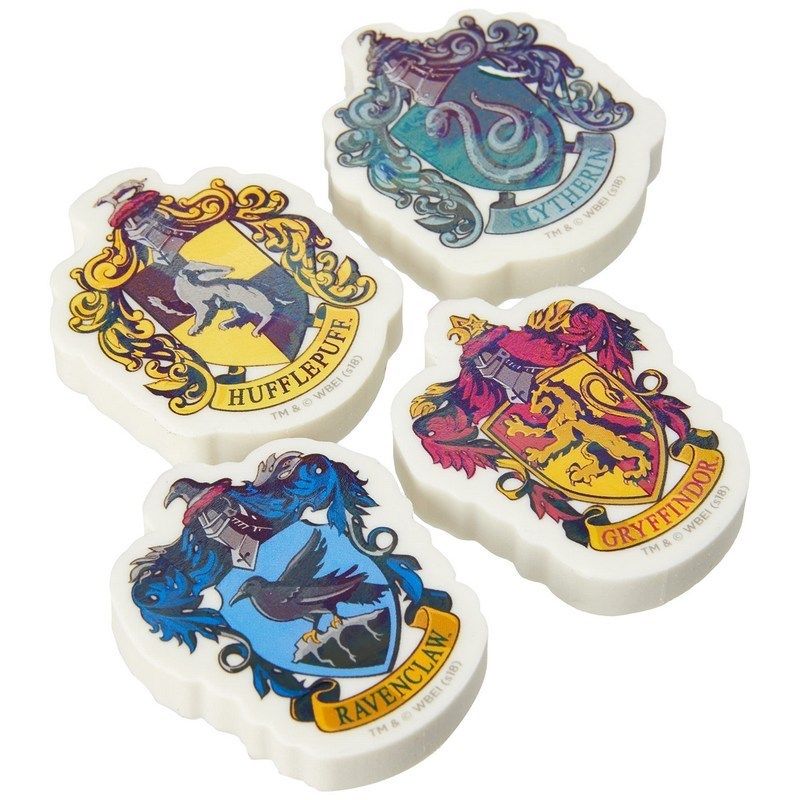 Pyramid International - Harry Potter Crest Eraser Set - 4pcs