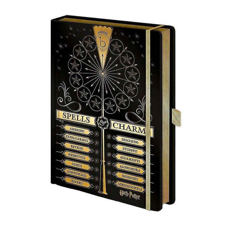 Pyramid International - A5 Spinner Notebook - Harry Potter Spells And Charms