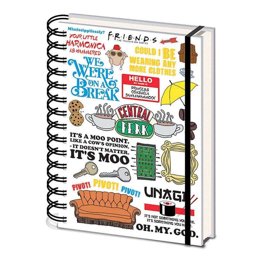 Pyramid International - Friends - The One W/ The Quotes A5 Wiro Notebook