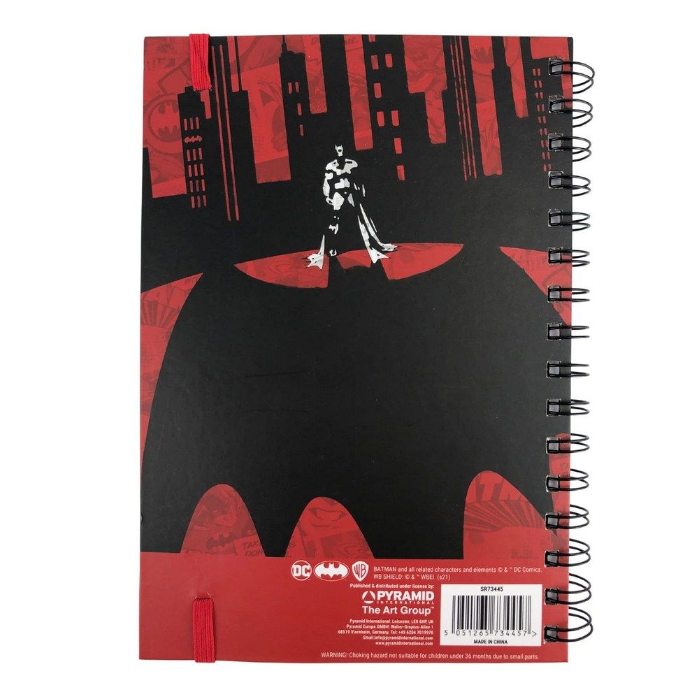 Pyramid International - The Batman - A5 Wiro Notebook - Red