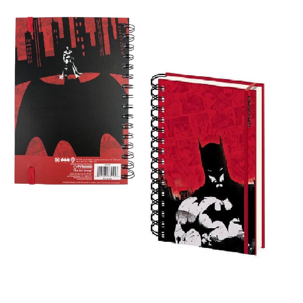 Pyramid International - The Batman - A5 Wiro Notebook - Red