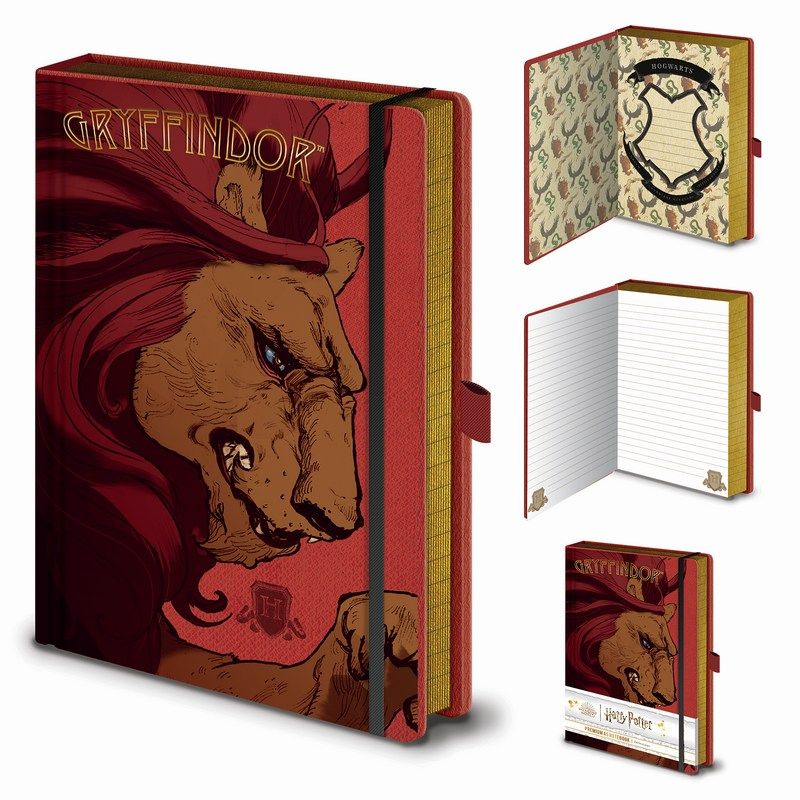 Pyramid International - A5 Notebook - Gryffindor Intricate Houses