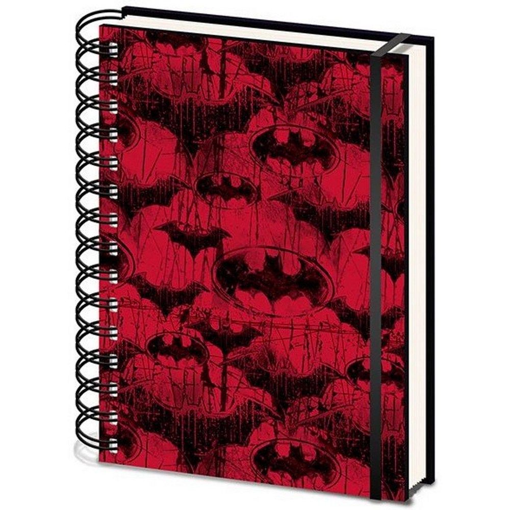 Pyramid International - The Batman - A5 Wiro Notebook - Red