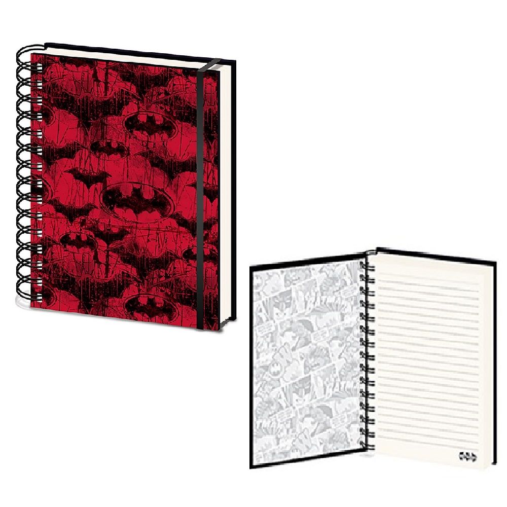 Pyramid International - The Batman - A5 Wiro Notebook - Red