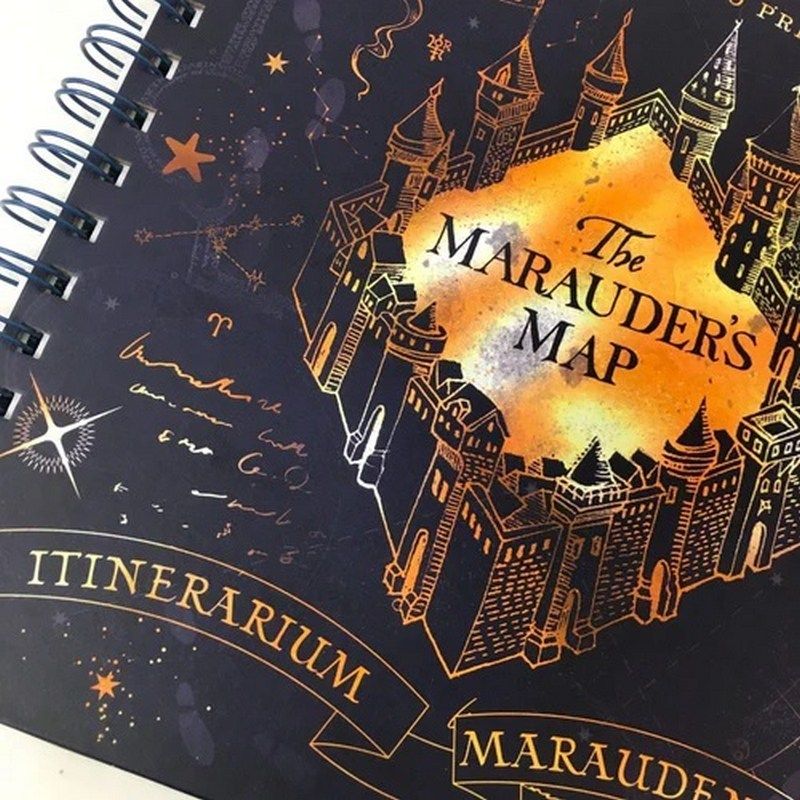 Pyramid International - A4 Wiro Notebook - Marauders Map