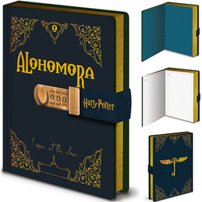 Pyramid International - A5 Lockable Undated Diary - Alohomora