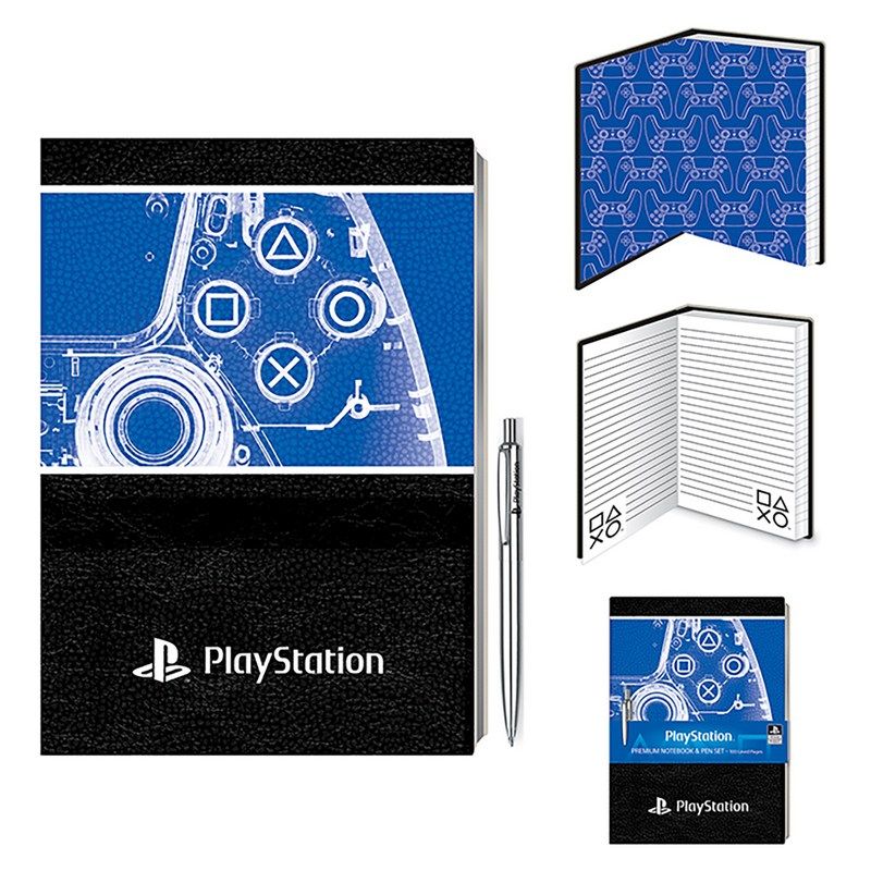 Pyramid International - A5 Notebook With Pen - PlayStation Xray