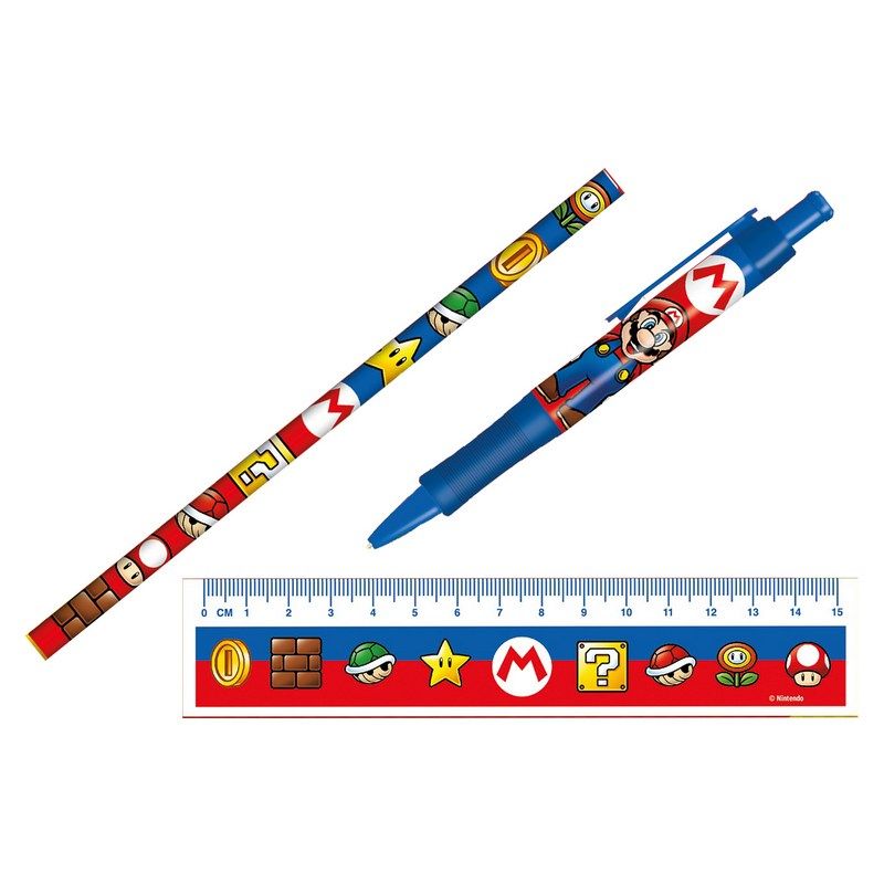 Pyramid International - Budget Stationery Set - Super Mario - 5pcs