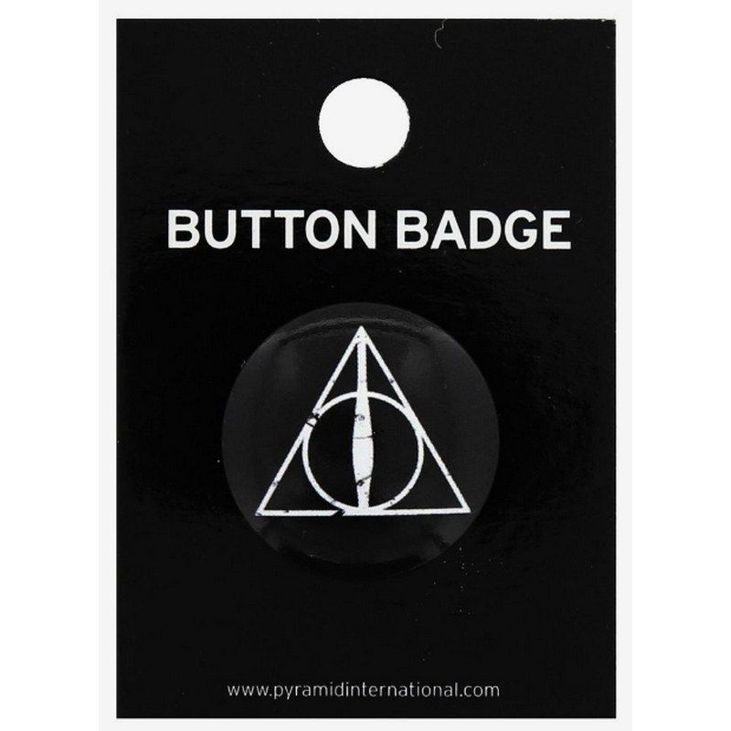 Pyramid International - Harry Potter Deathly Hallows Logo Button Badge