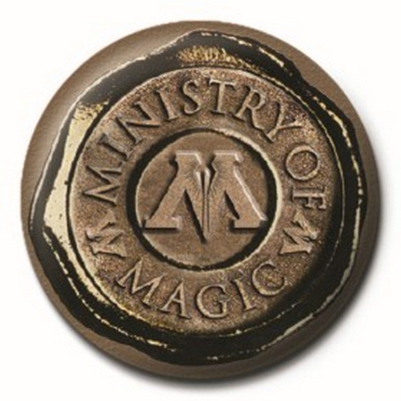 Pyramid International - Harry Potter Ministry Of Magic Seal Button Badge