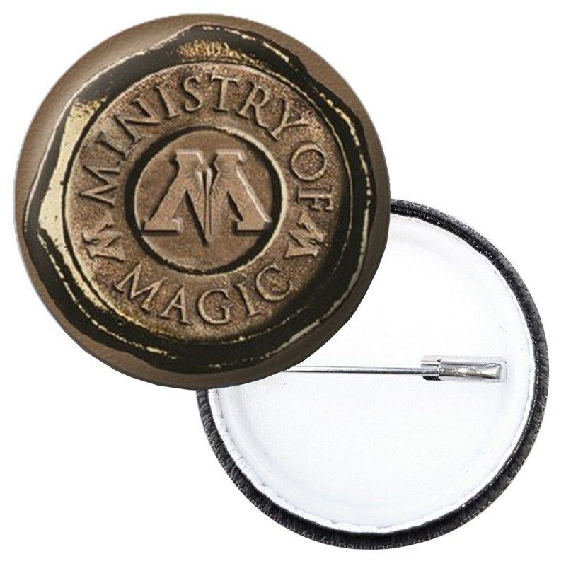 Pyramid International - Harry Potter Ministry Of Magic Seal Button Badge