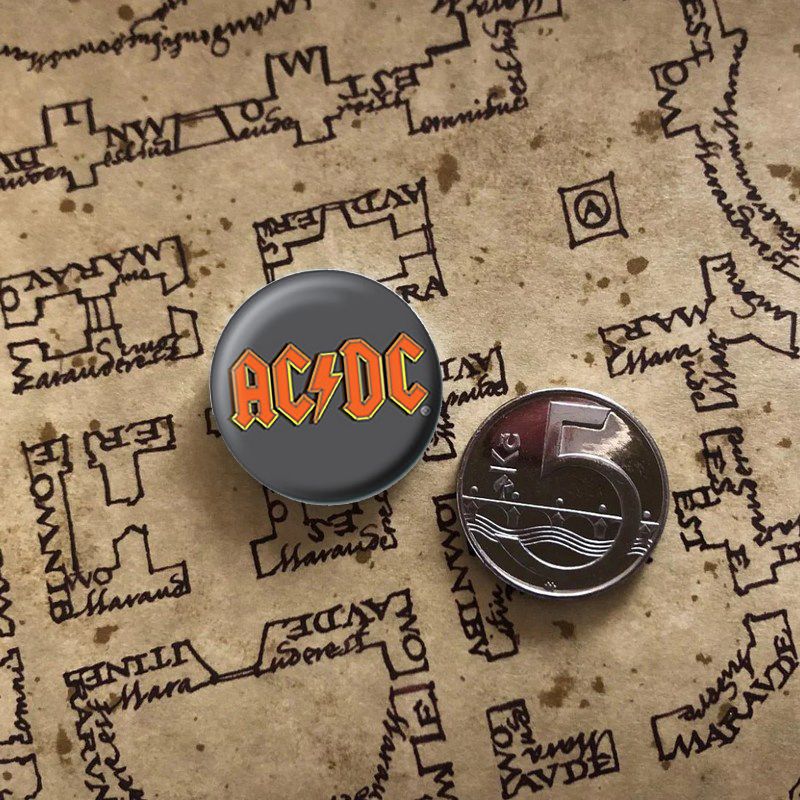 Pyramid International - ACDC Logo Button Badges