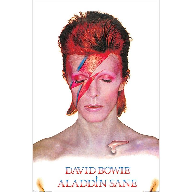 بيراميد انترناشونال - لوحة كبيرة David Bowie Aladdin Sane 