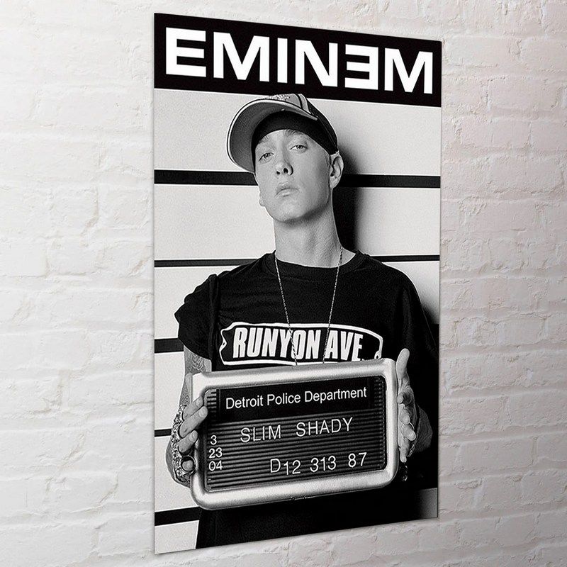 بيراميد انترناشونال - لوحة كبيرة Eminem Mughshot 