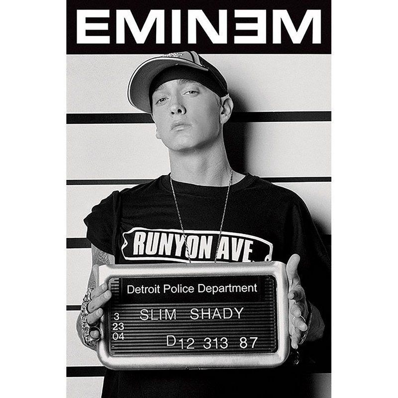 بيراميد انترناشونال - لوحة كبيرة Eminem Mughshot 