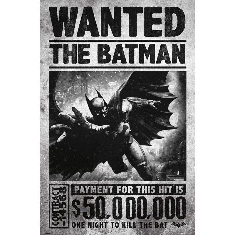 Pyramid International - Batman Arkham Origins Wanted Maxi Posters