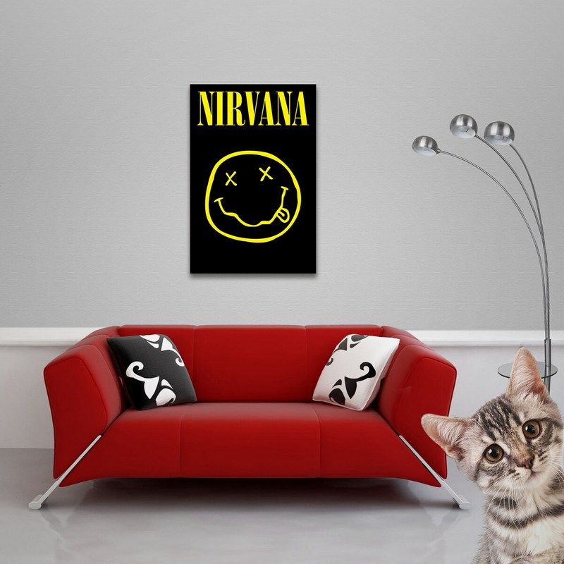 بيراميد انترناشونال - لوحة كبيرة Nirvana Smiley