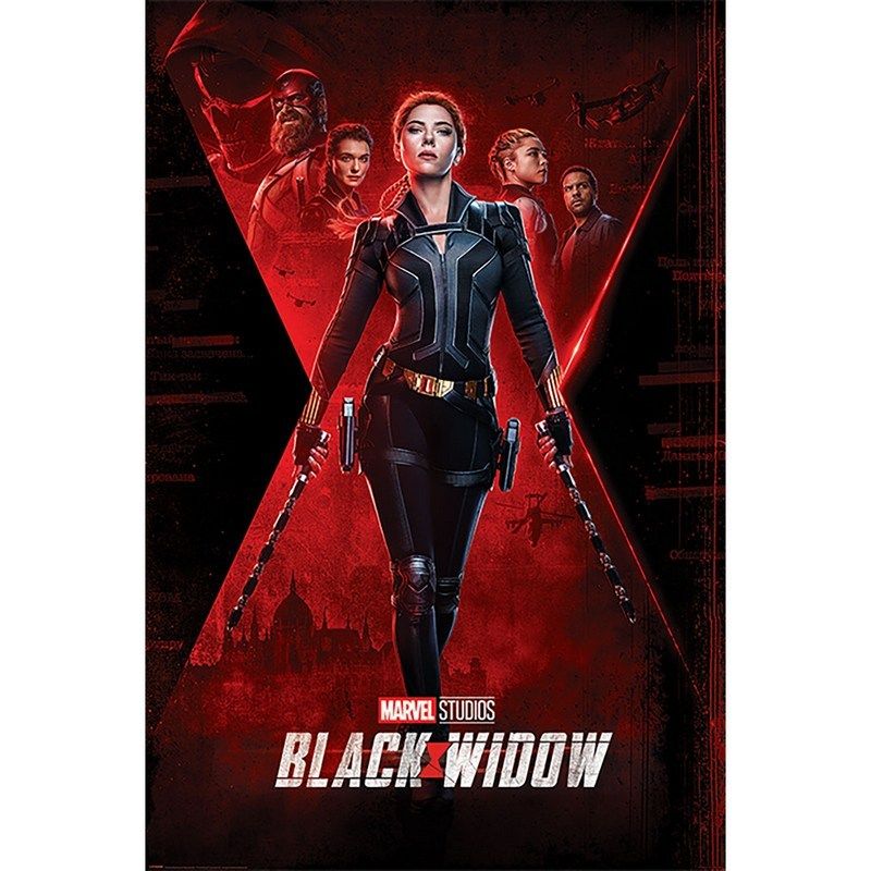 بيراميد انترناشونال - لوحة كبيرة Black Widow Unfinished Business