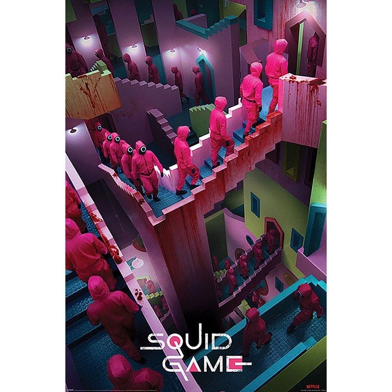 Pyramid International - Squid Game Crazy Stairs Maxi Poster