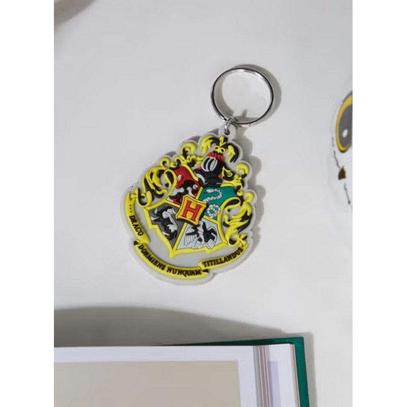 Pyramid International - Harry Potter Hogwarts Crest Rubber Keychain