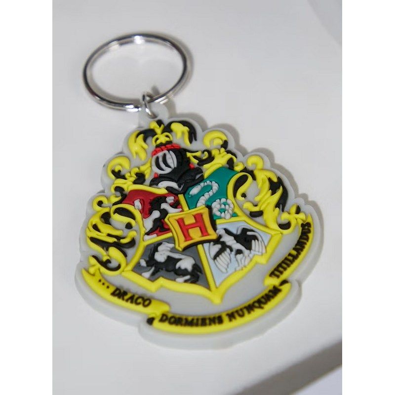 Pyramid International - Harry Potter Hogwarts Crest Rubber Keychain