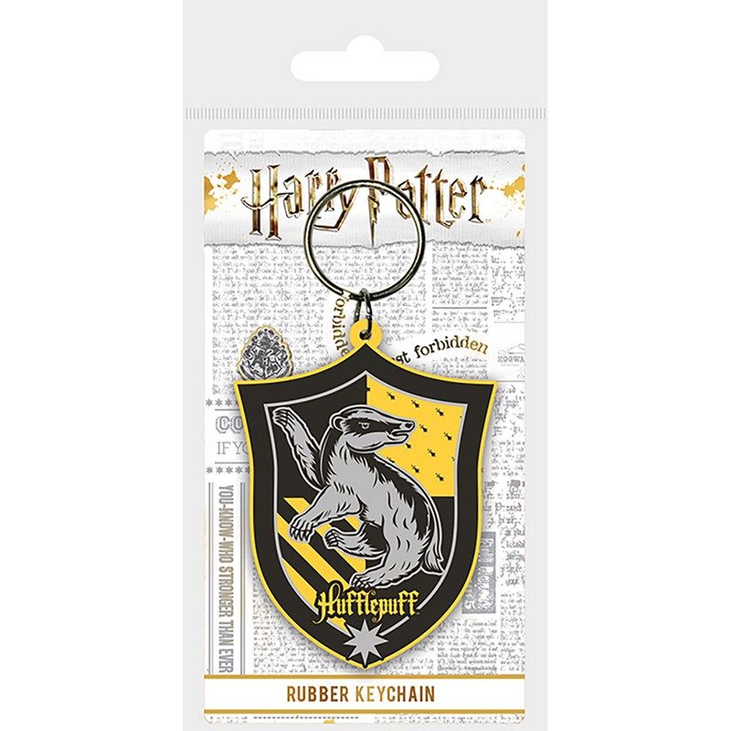 Pyramid International - Harry Potter Hufflepuff Rubber Keychain