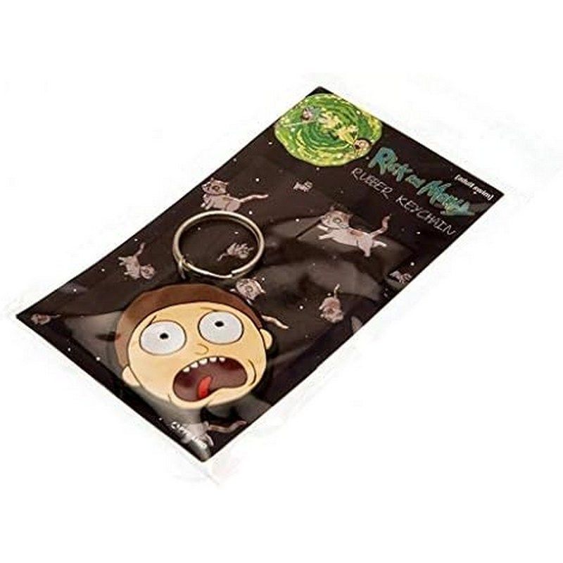 Pyramid International - Rick And Morty Terrified Face Rubber Keychain